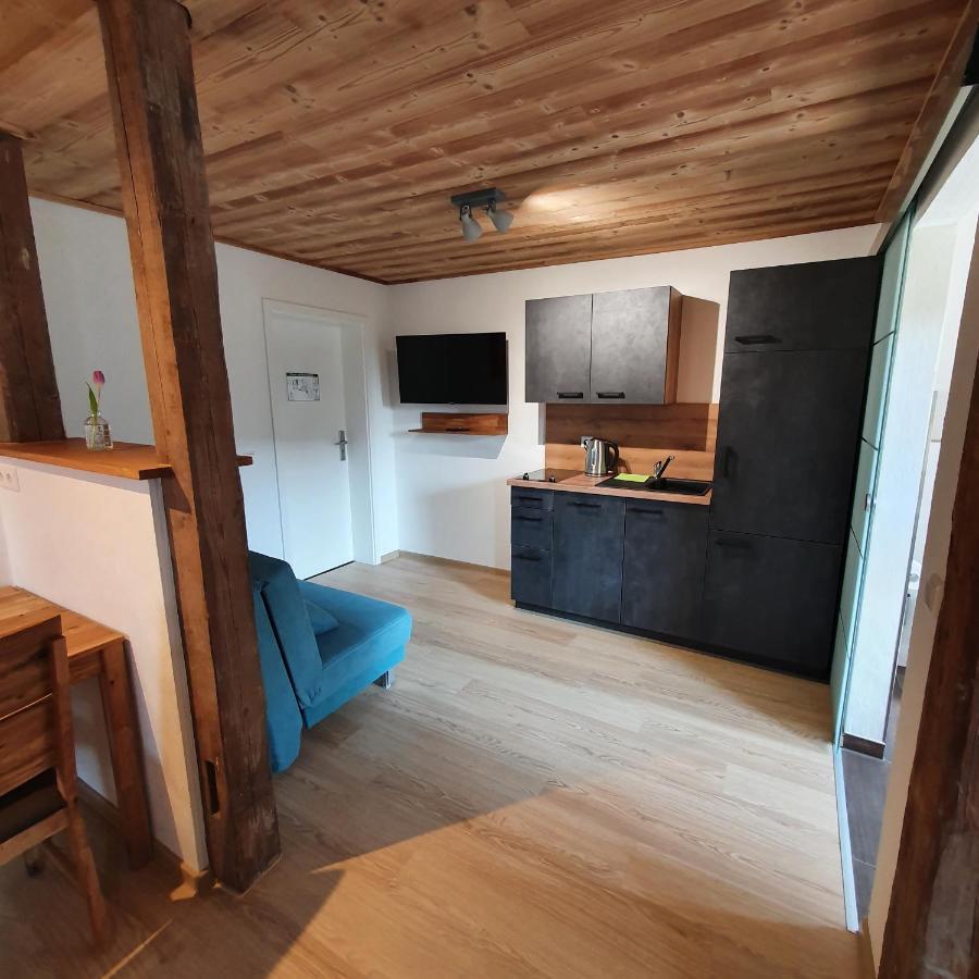 Alte Backstube - Ferienwohnung Huettenstube Und Ferienzimmer Auszeit Erkenbrechtsweiler Zewnętrze zdjęcie